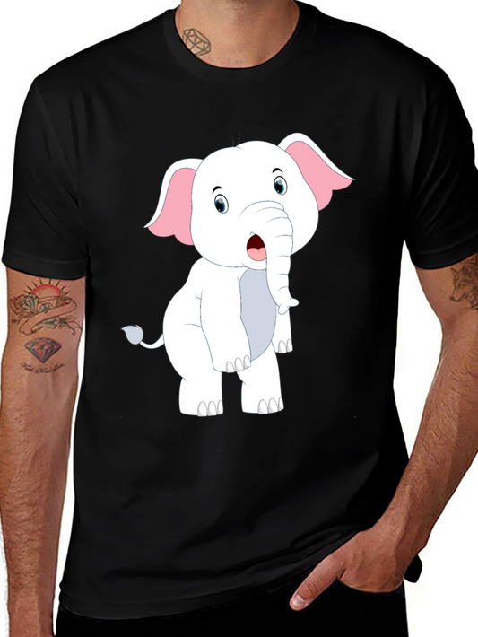 Cute Elephant Graphic T-Shirt - Fun Animal Tee