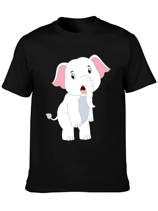Cute Elephant Graphic T-Shirt - Fun Animal Tee
