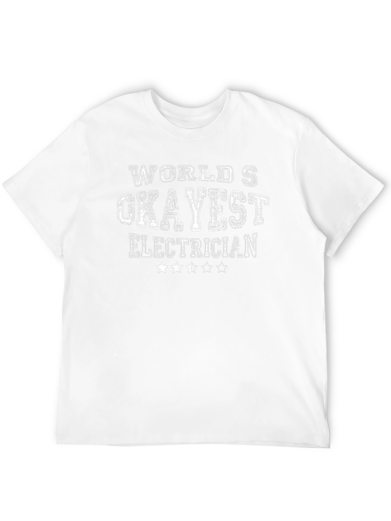 Worlds Okayest Electrician Graphic T-Shirt