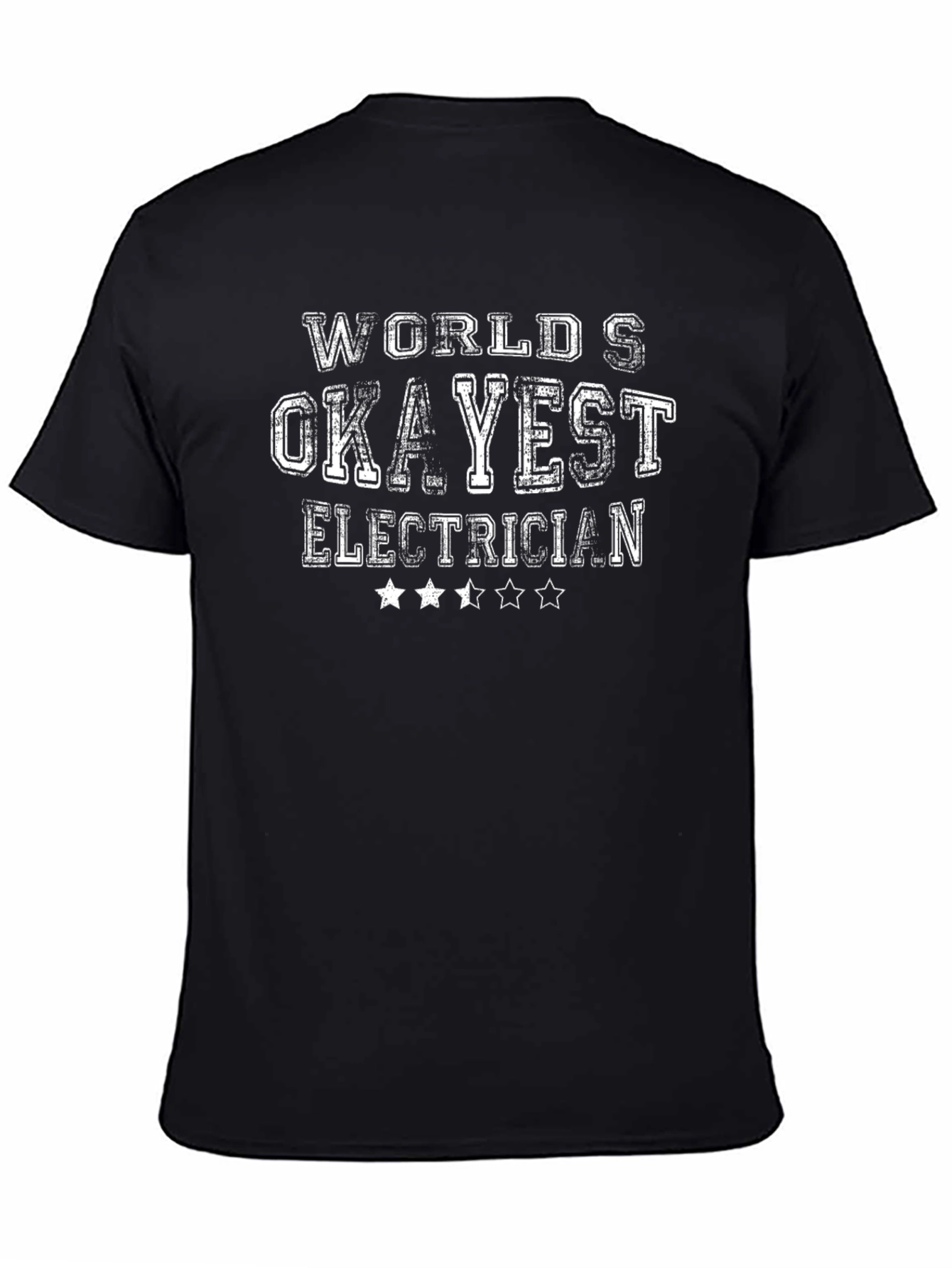 Worlds Okayest Electrician Graphic T-Shirt
