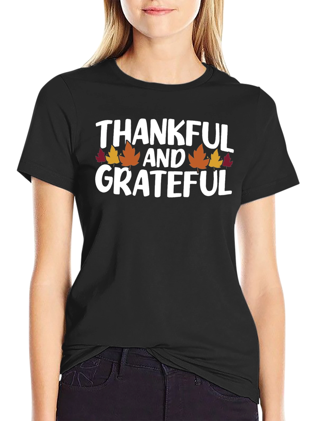 Thankful & Grateful Thanksgiving T-Shirt