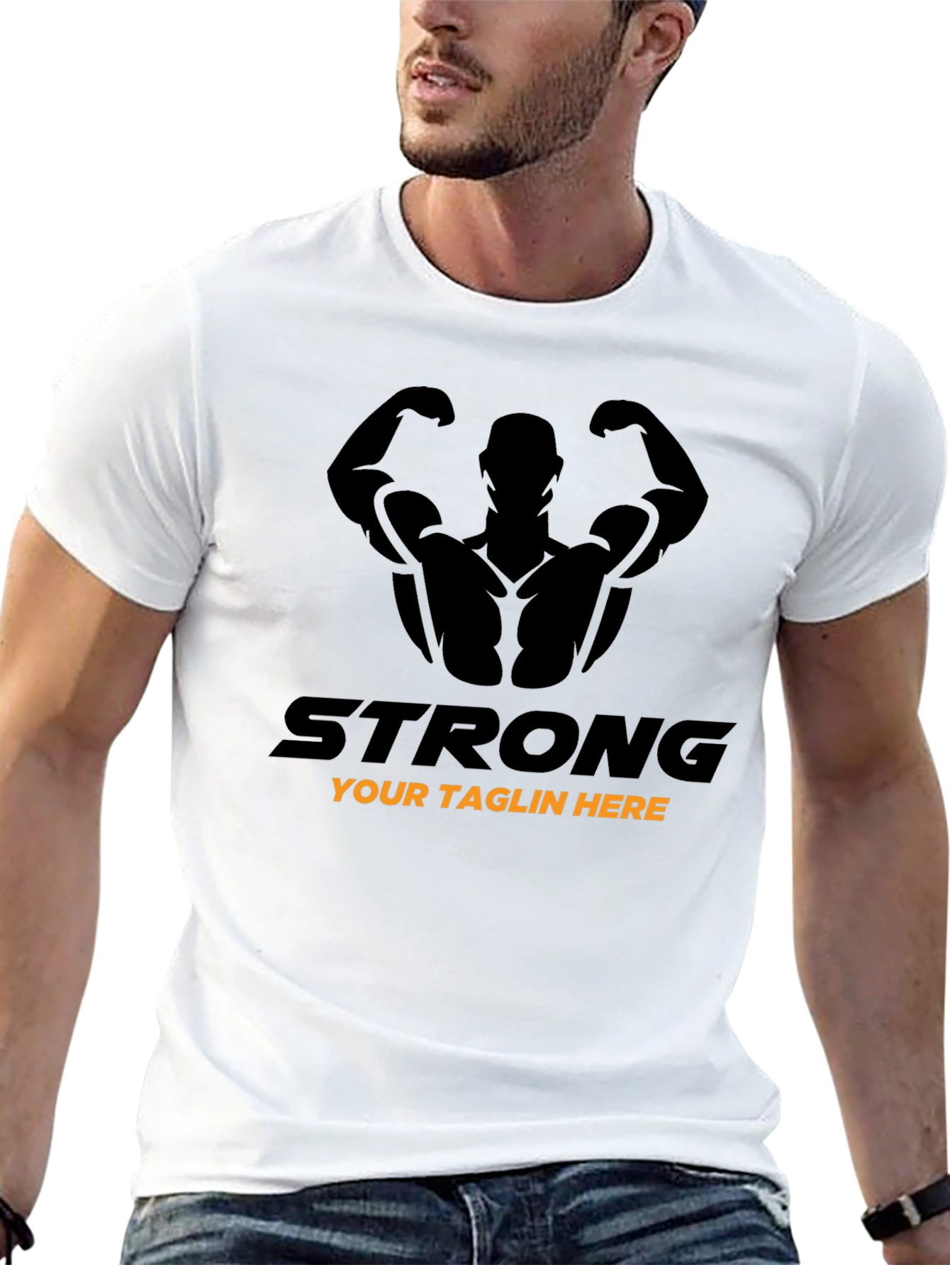Strong Bodybuilder Graphic Tee