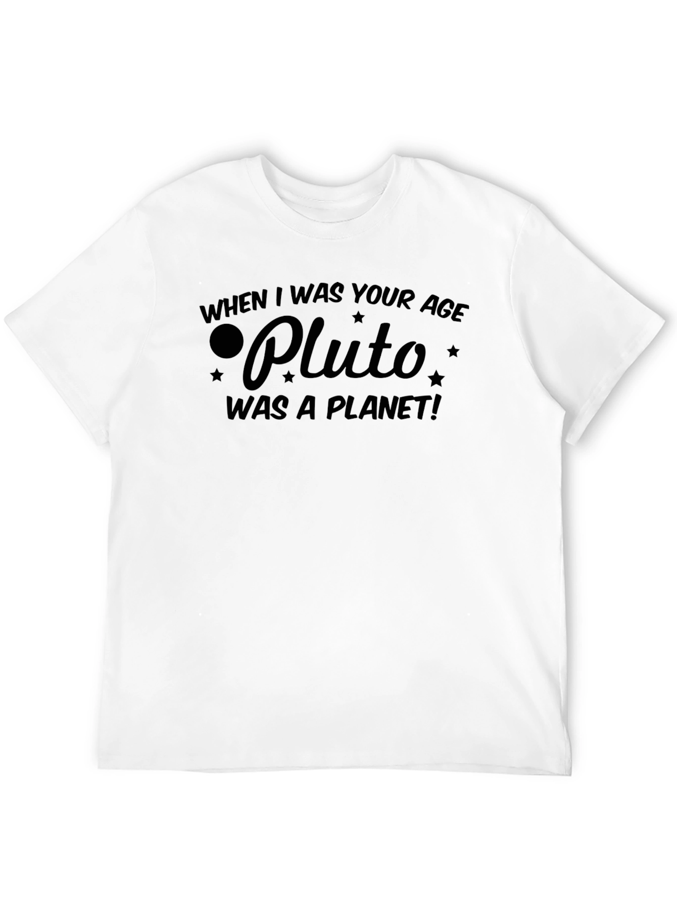 Pluto Was A Planet T-Shirt Funny Science Tee