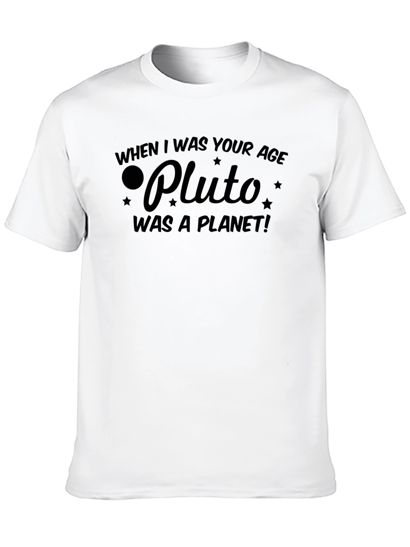 Pluto Was A Planet T-Shirt Funny Science Tee