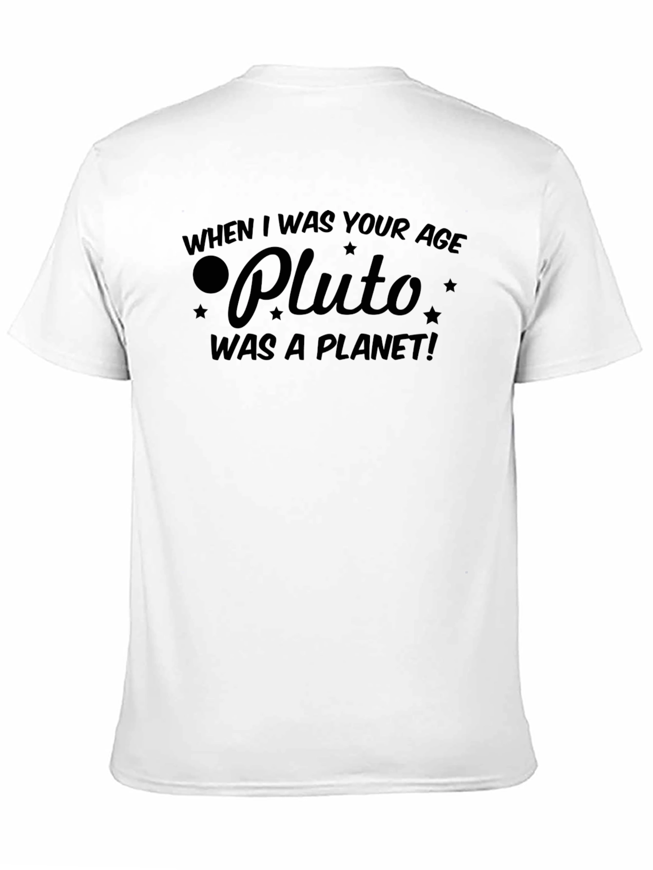 Pluto Was A Planet T-Shirt Funny Science Tee