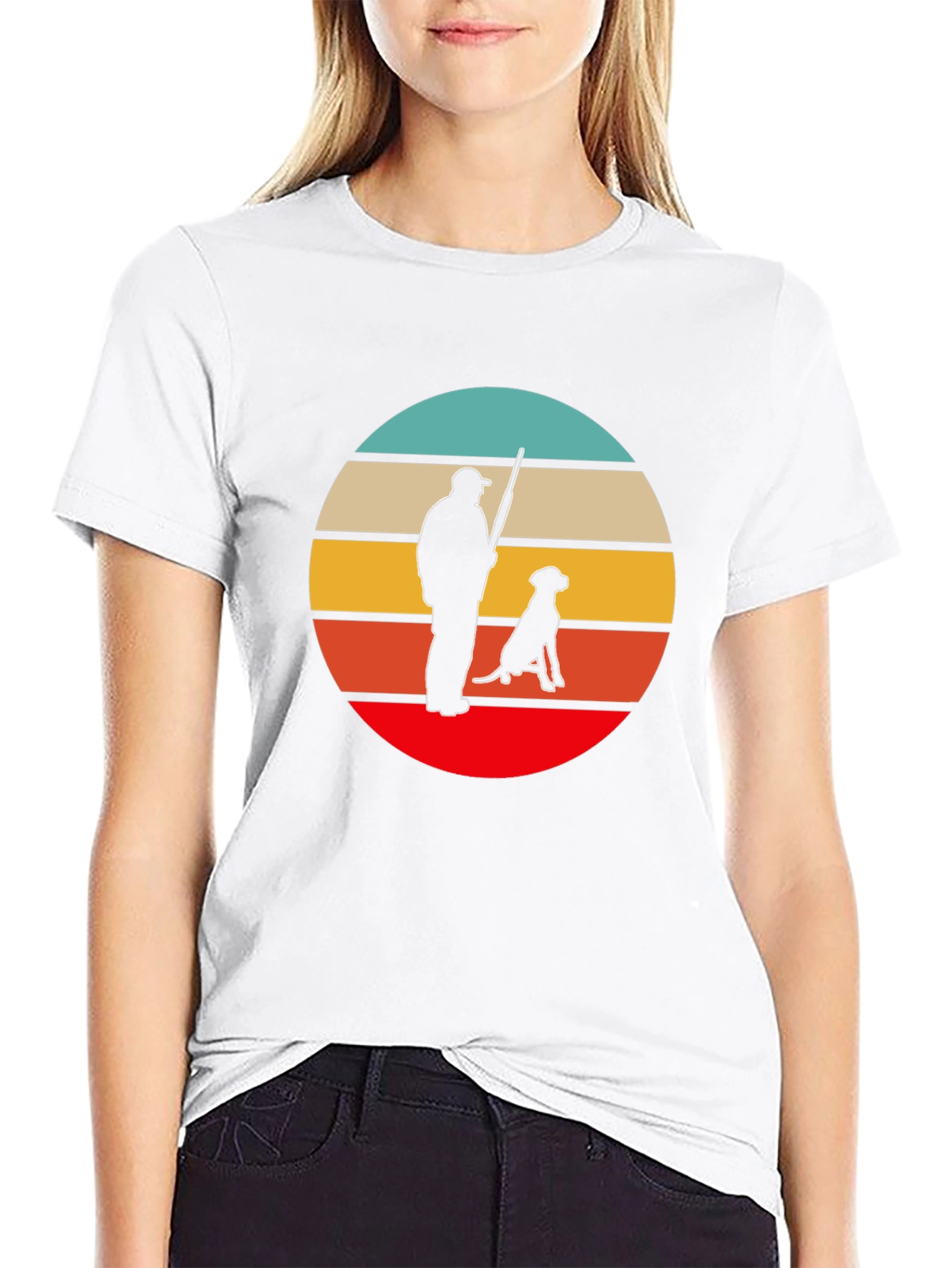 Retro Hunter & Dog Tee
