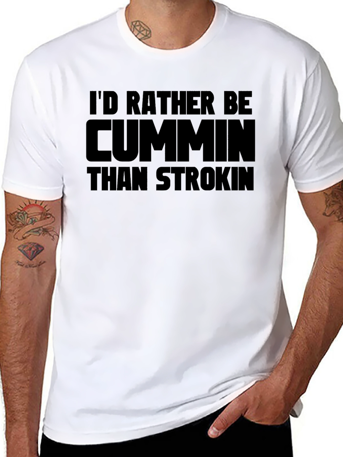 Id Rather Be Cummin T-Shirt - Adult Humor