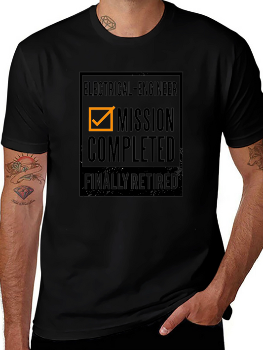 Electrical Engineer Mission Completed Retired T-Shirt