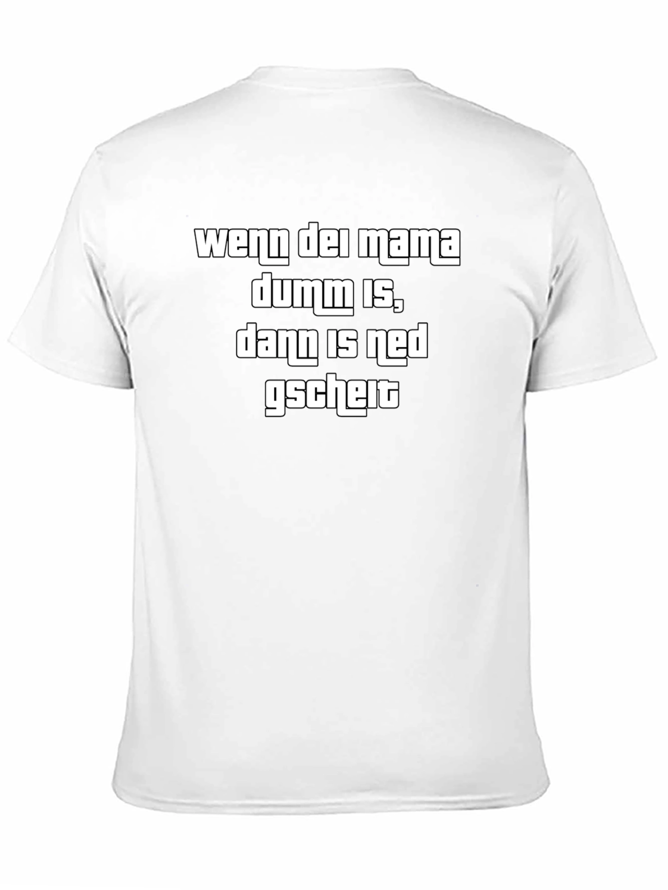 Funny German Slogan Black T-Shirt