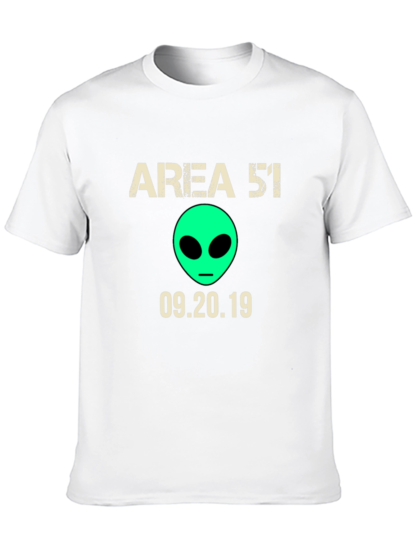 Area 51 T-Shirt Alien Graphic Tee Raid Date