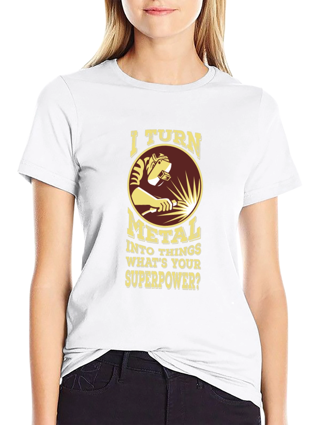 Welder Superpower T-Shirt - Metal Worker Tee