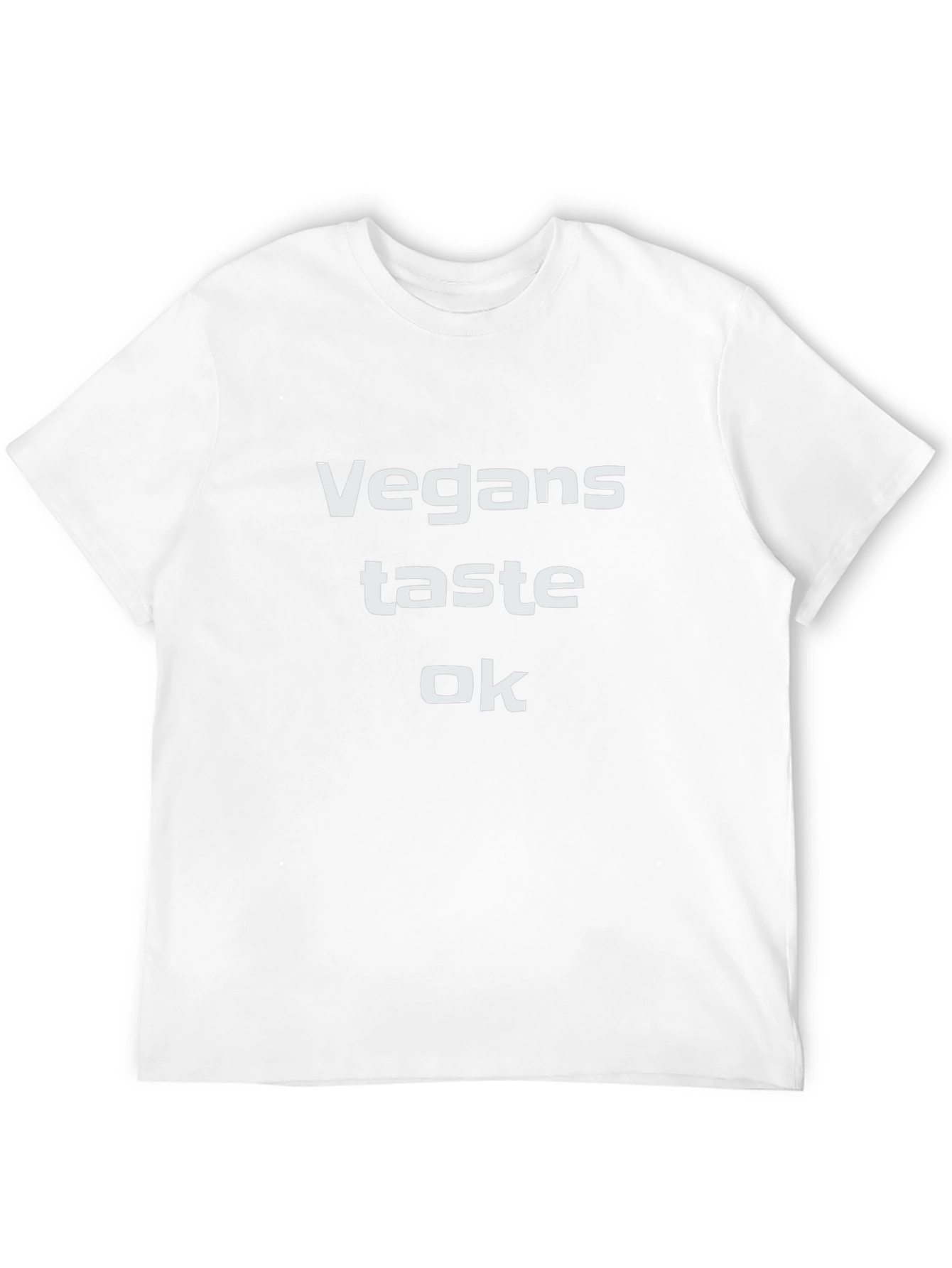 Vegans Taste OK Black Graphic T-Shirt