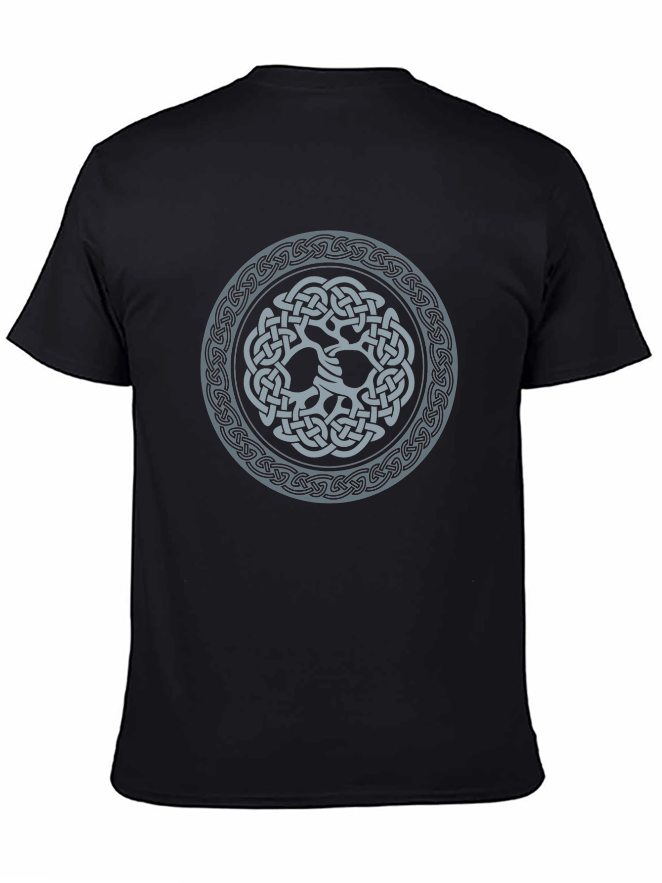 Celtic Knot Design Black T-Shirt