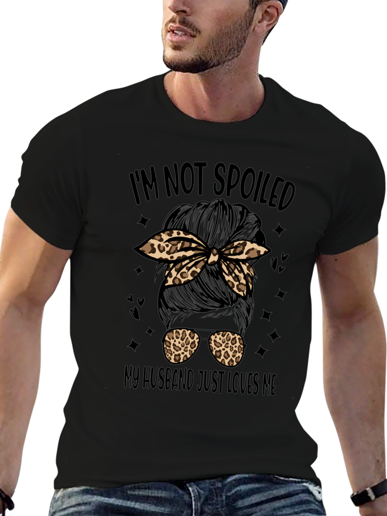 Im Not Spoiled Messy Bun T-Shirt