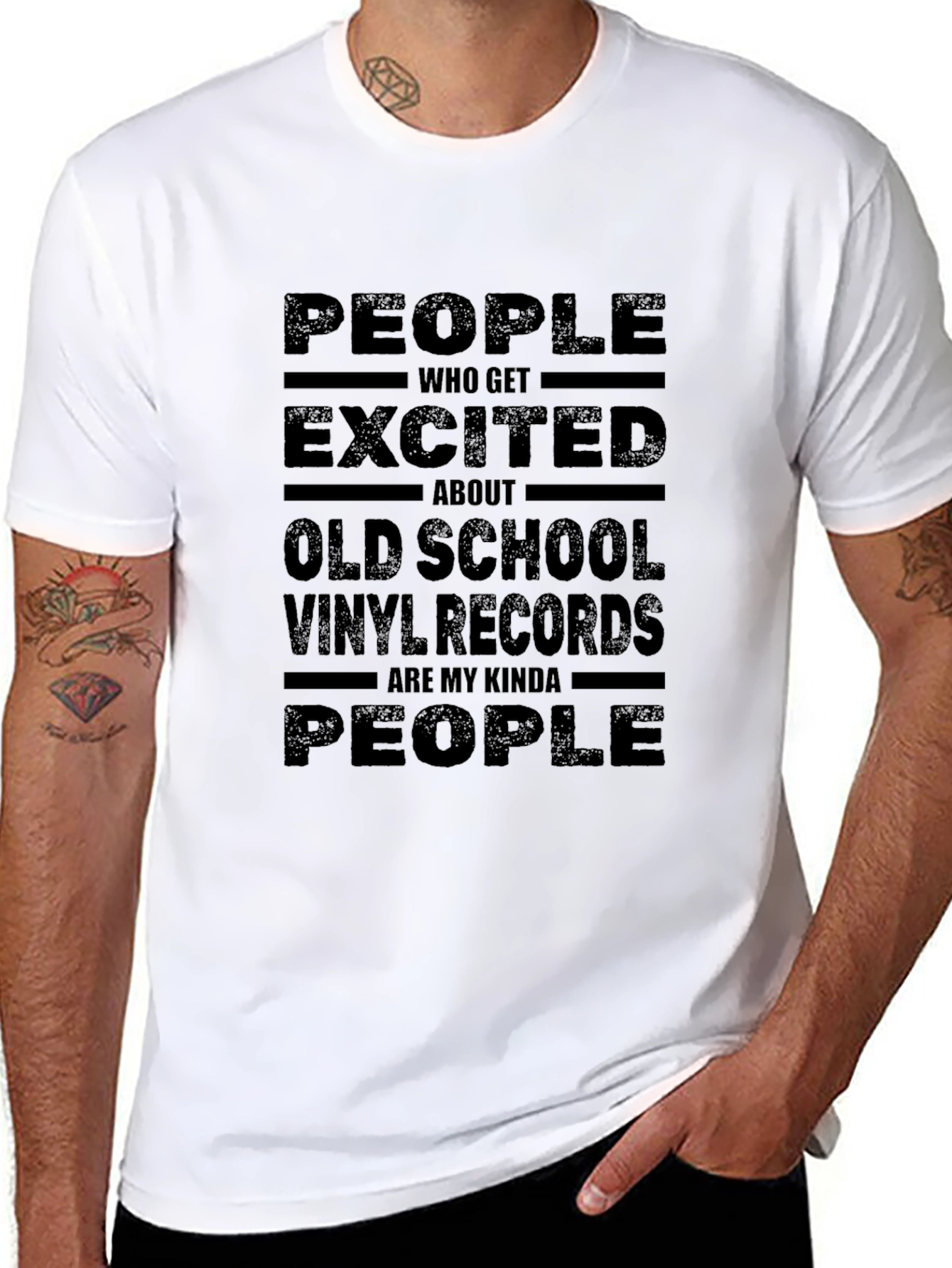 Vinyl Records Fan T-Shirt