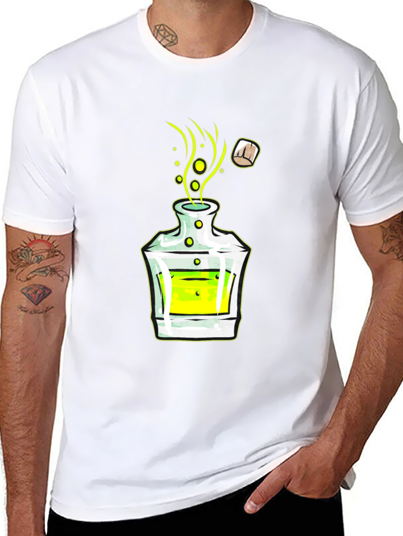 Potion Graphic T-Shirt - Black