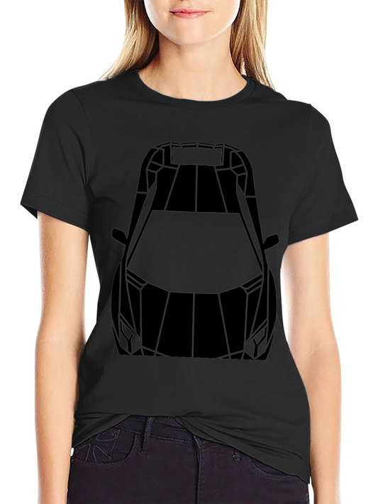 Geometric Car Graphic T-Shirt - Modern Design
