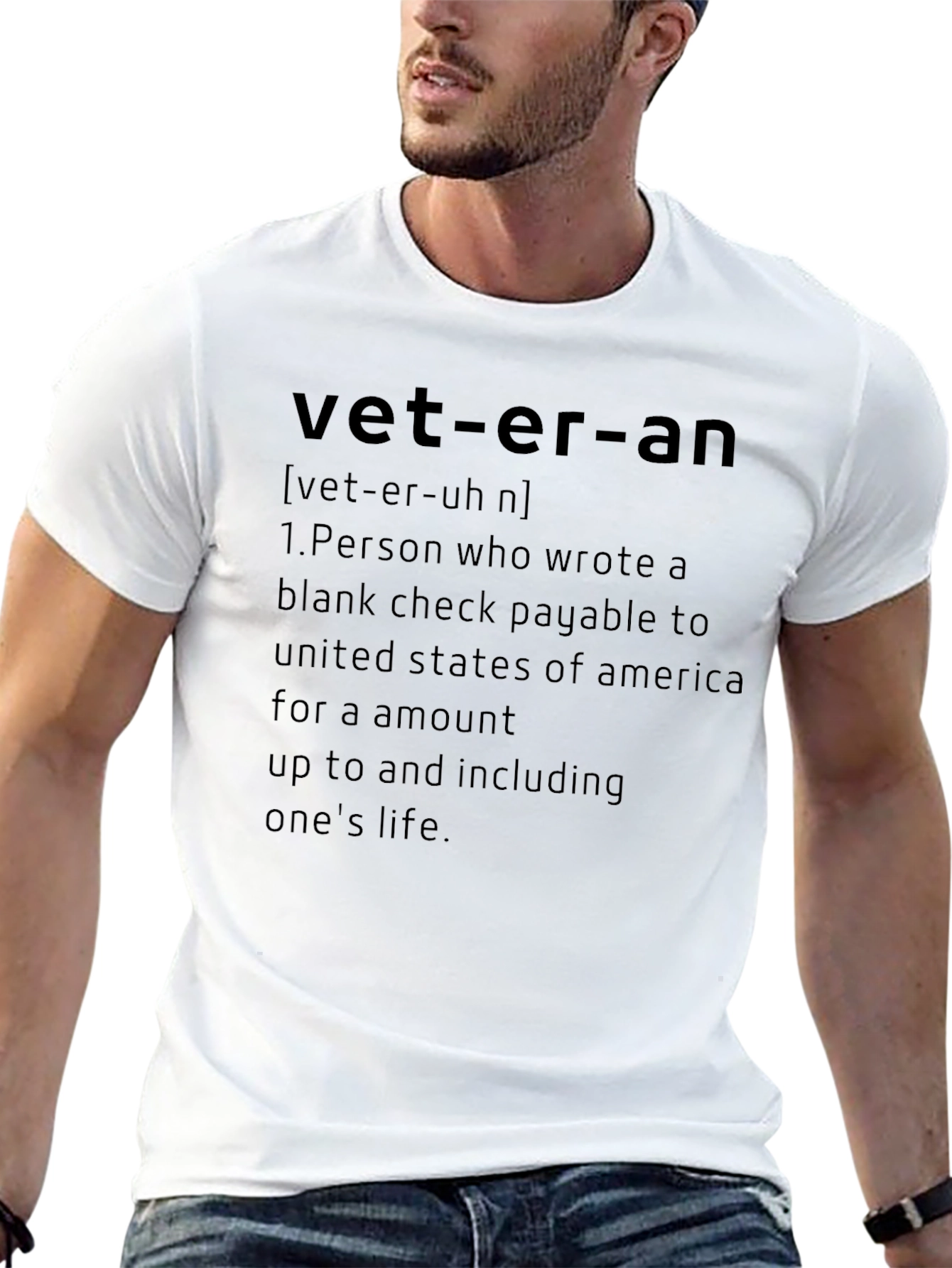 Veteran Definition T-Shirt - Patriotic Tribute