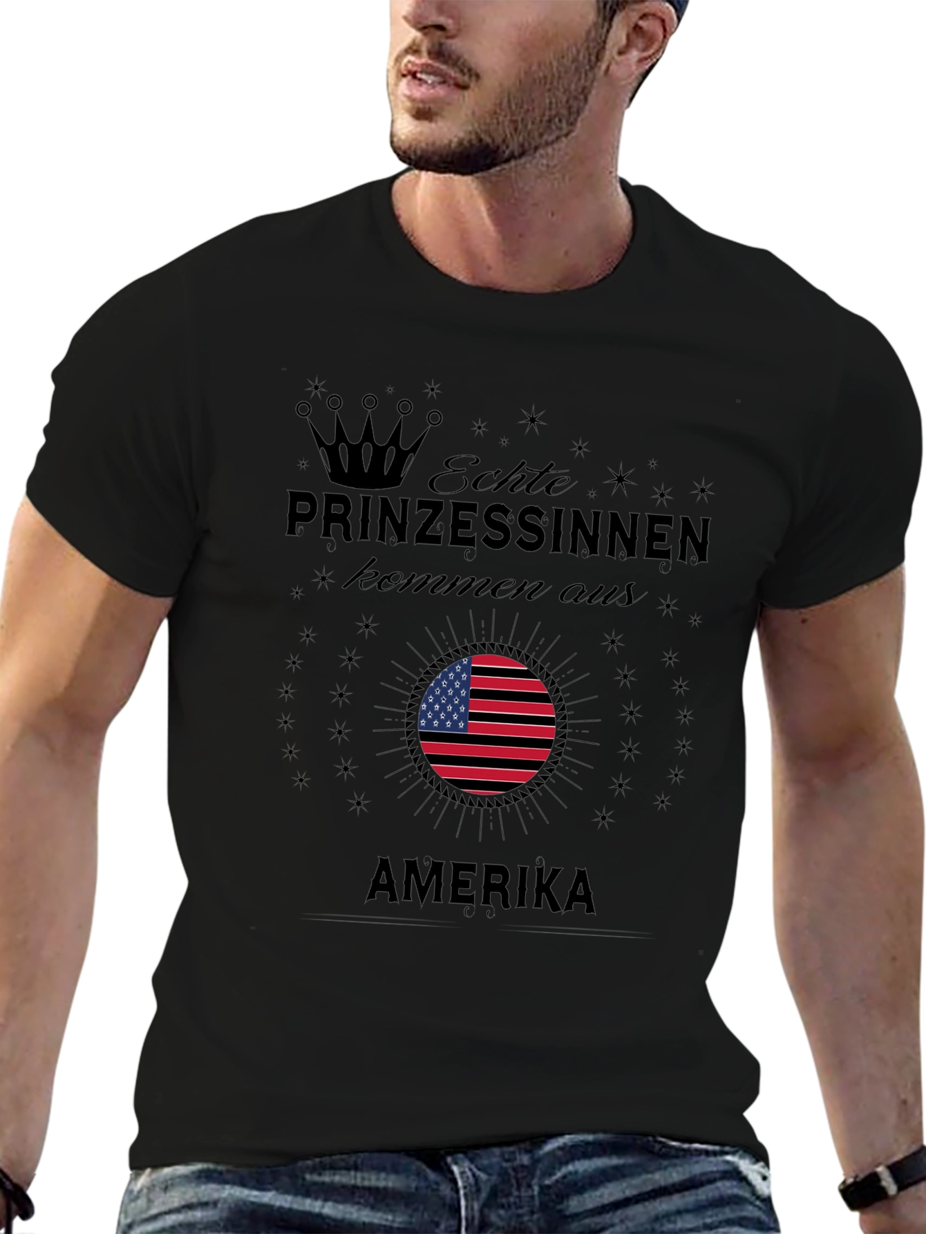 American Princess T-Shirt - Patriotic Design
