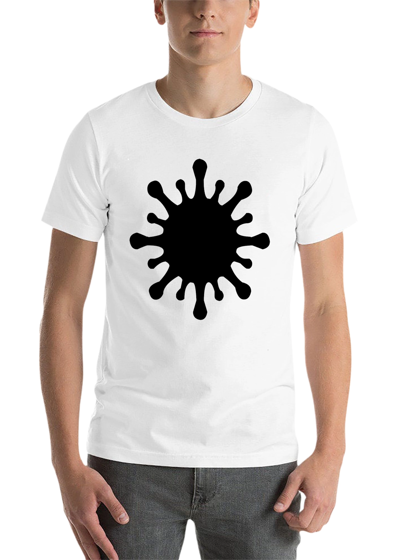 Black Splatter Graphic Tee