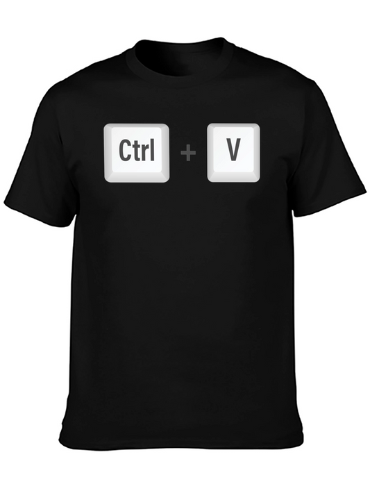 Ctrl+V T-Shirt - Copy Paste Programmer Tee