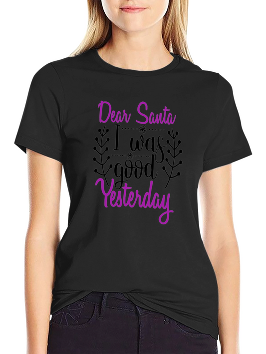 Dear Santa Funny Graphic Tee