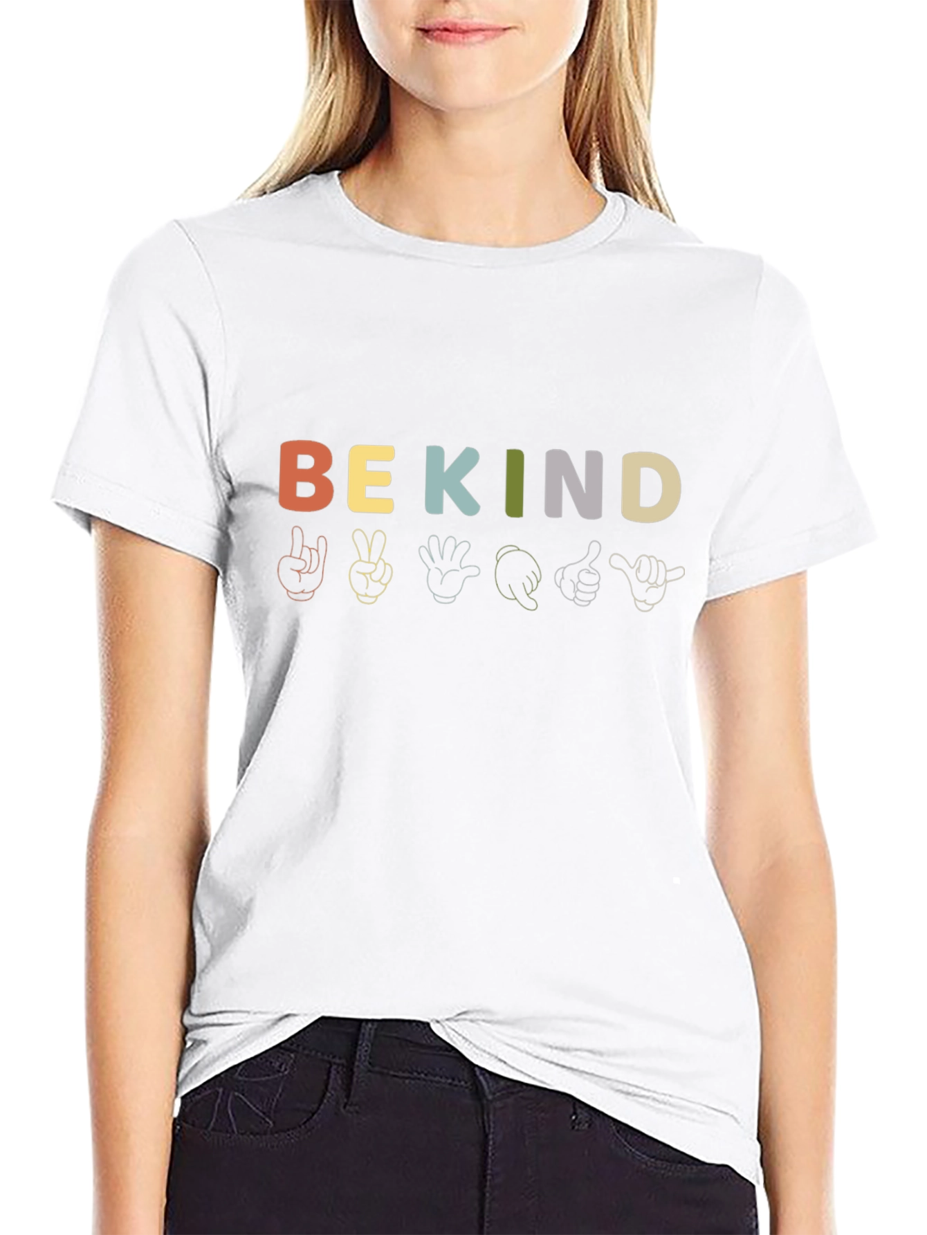 Be Kind Sign Language Graphic Tee