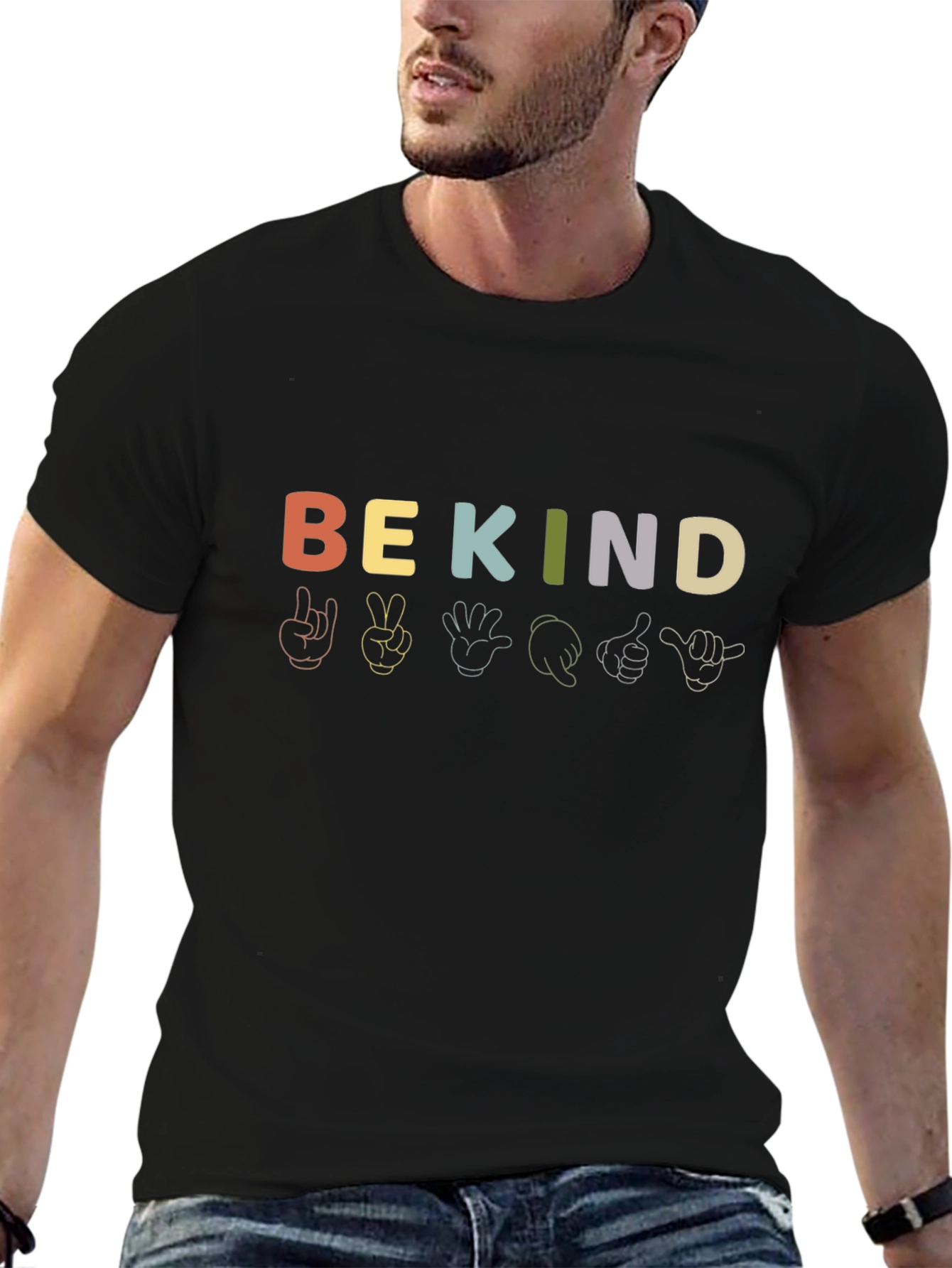 Be Kind Sign Language Graphic Tee