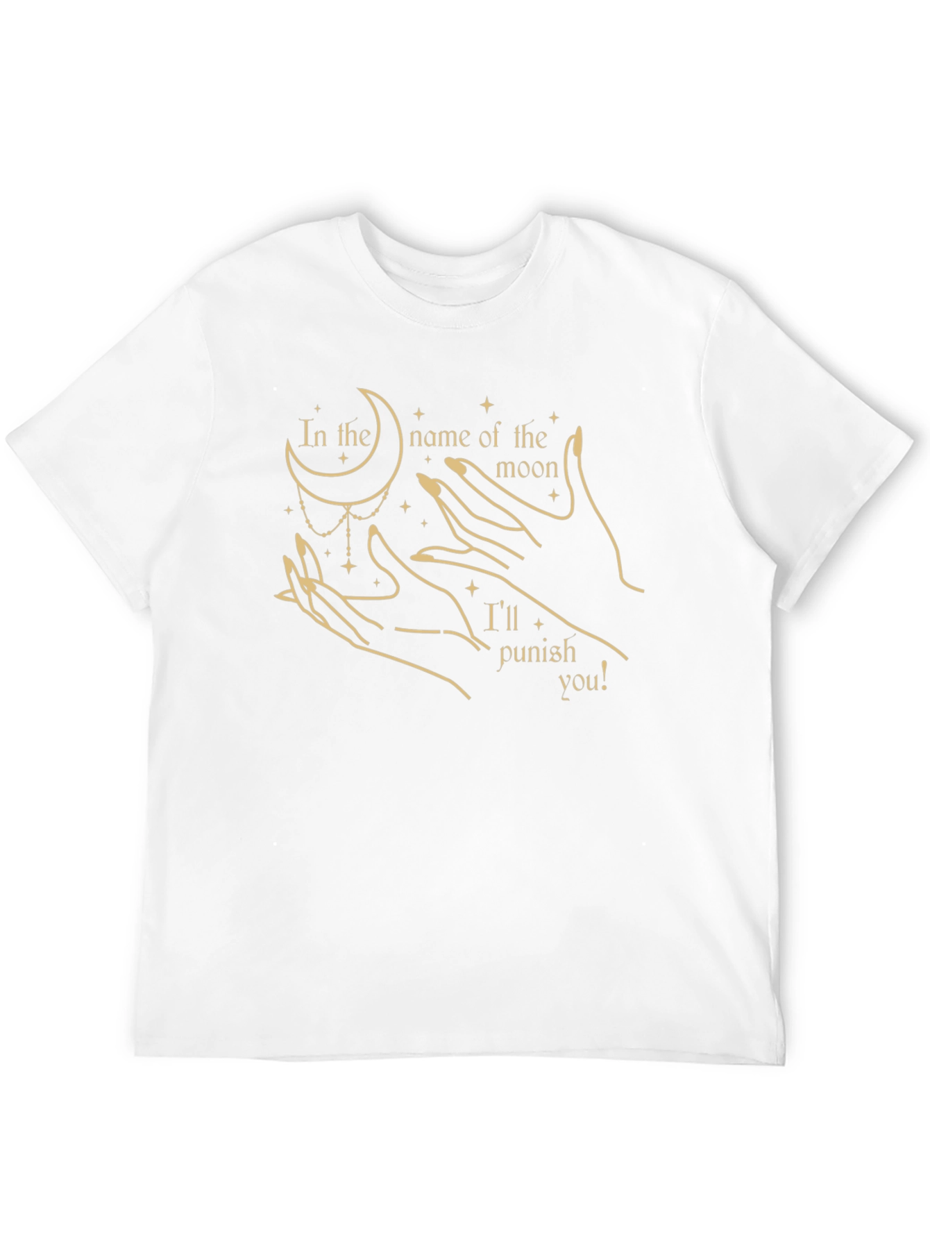 Moon Punish Graphic Tee - Black T-Shirt