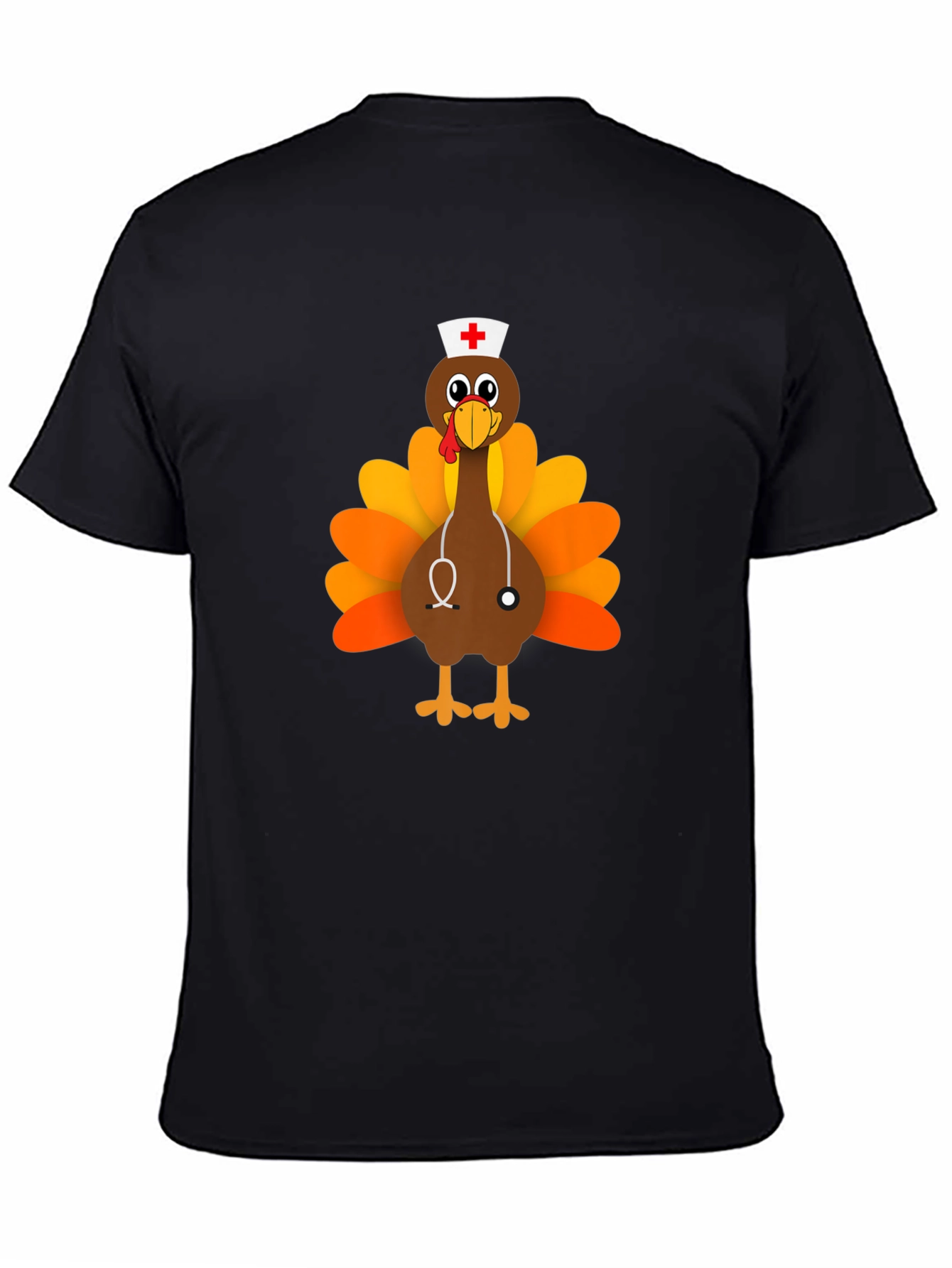 Thanksgiving Nurse Turkey T-Shirt