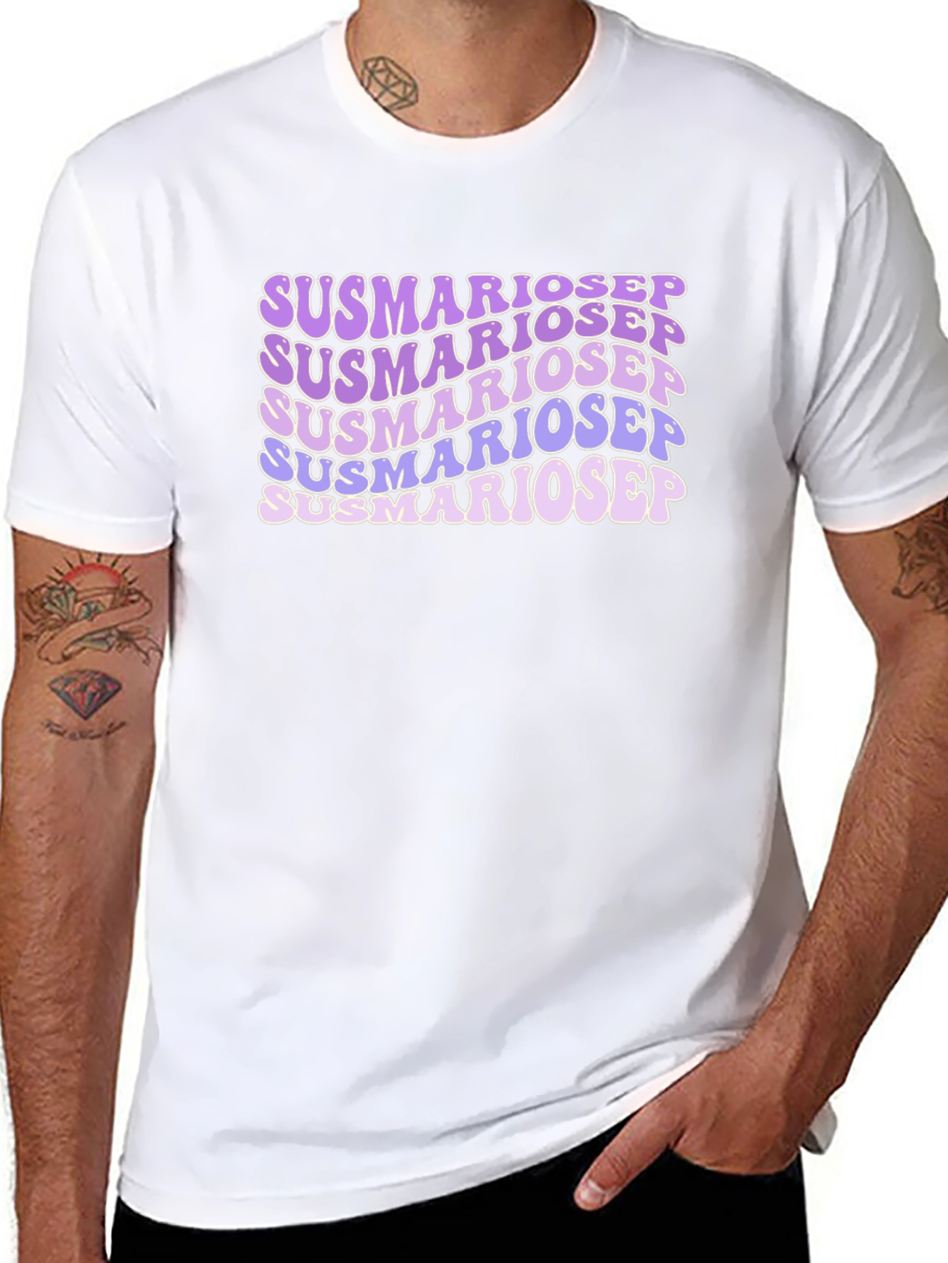 Susmariosep T-Shirt - Trendy Graphic Tee