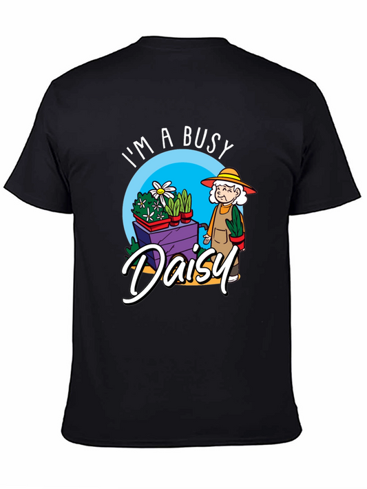 Busy Daisy Graphic T-Shirt - Gardening Grandma Tee