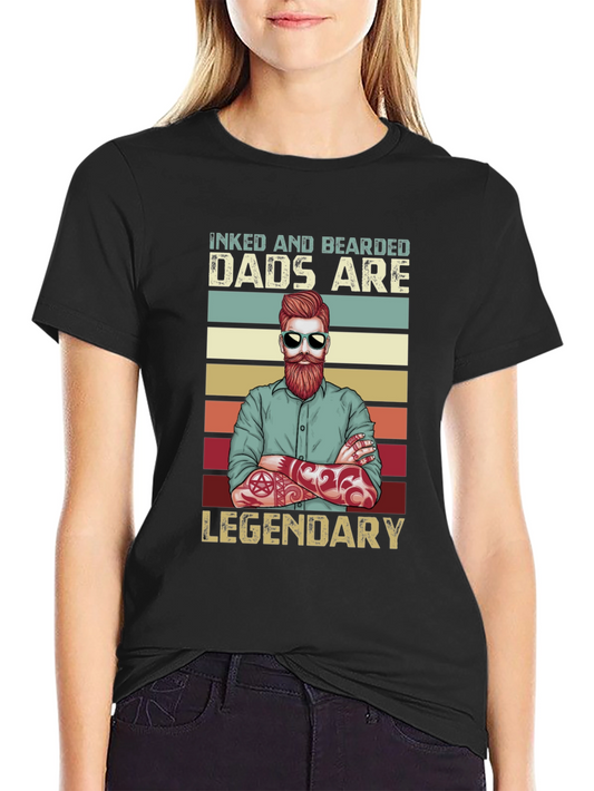 Inked & Bearded Dads Graphic Tee