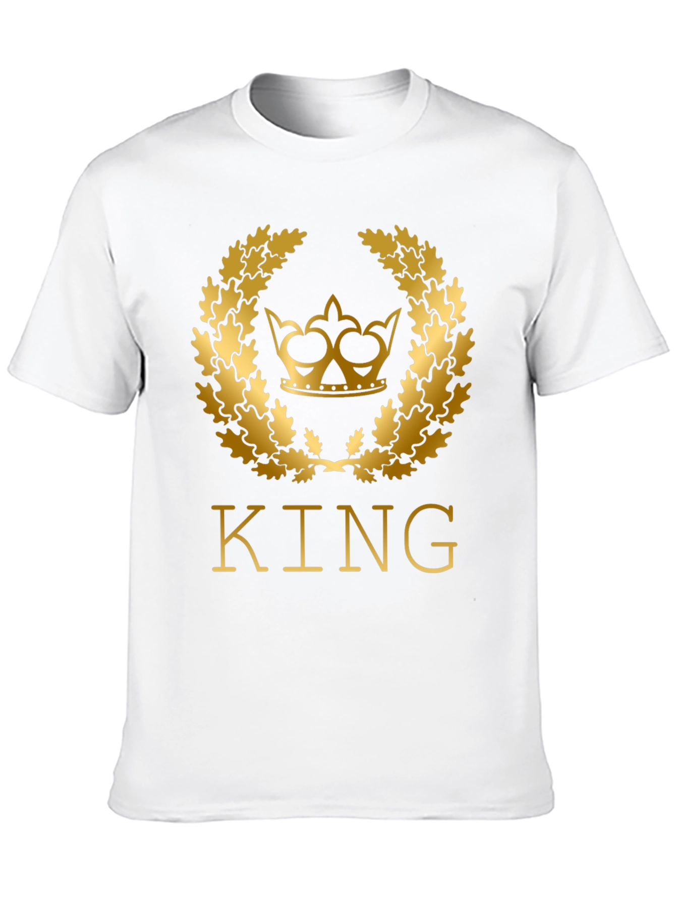 King Crown Graphic Tee - Premium Cotton Blend