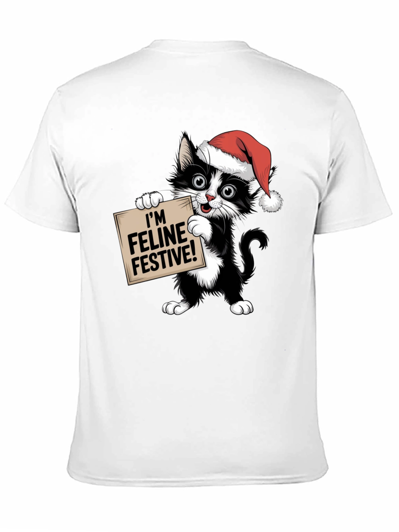 Feline Festive Cat Christmas T-Shirt