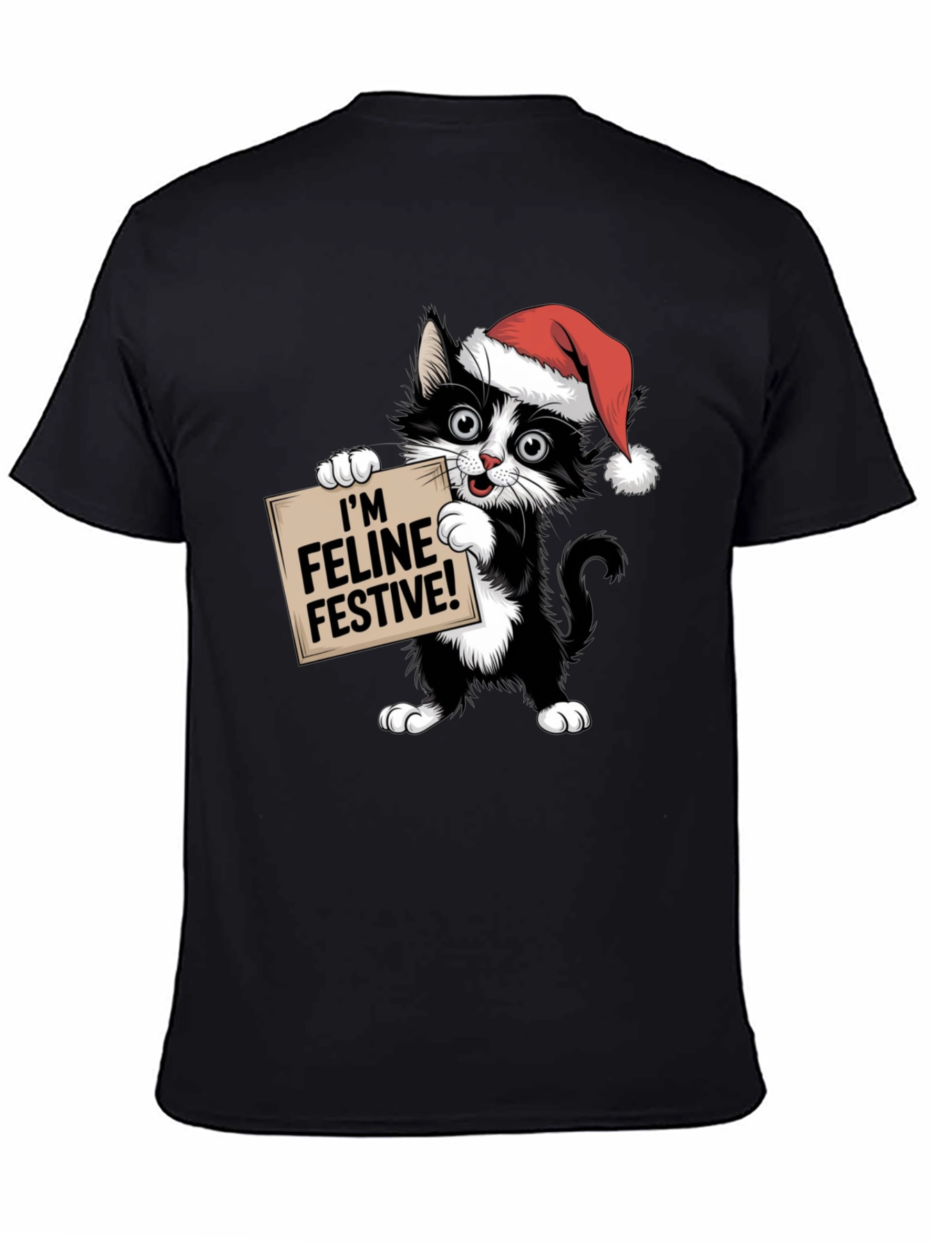 Feline Festive Cat Christmas T-Shirt