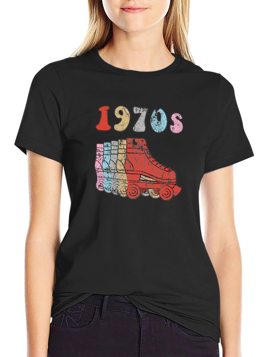Vintage 1970s Roller Skate Graphic T-Shirt