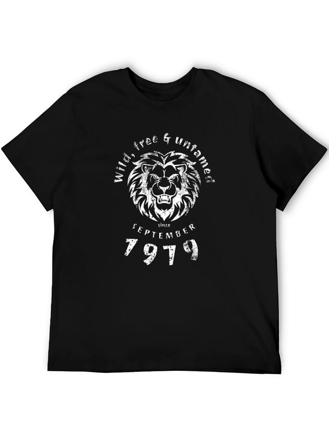 Wild Free & Untamed Lion T-Shirt - September 1979