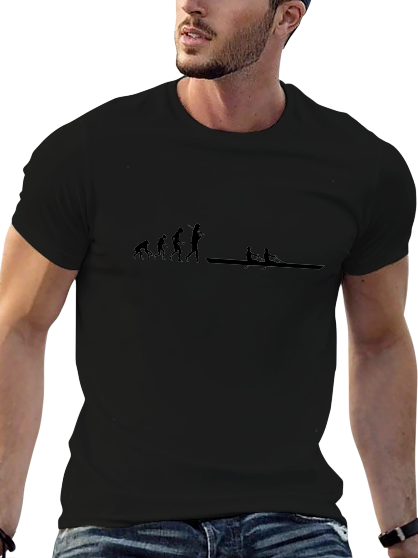 Evolution of Rowing T-Shirt