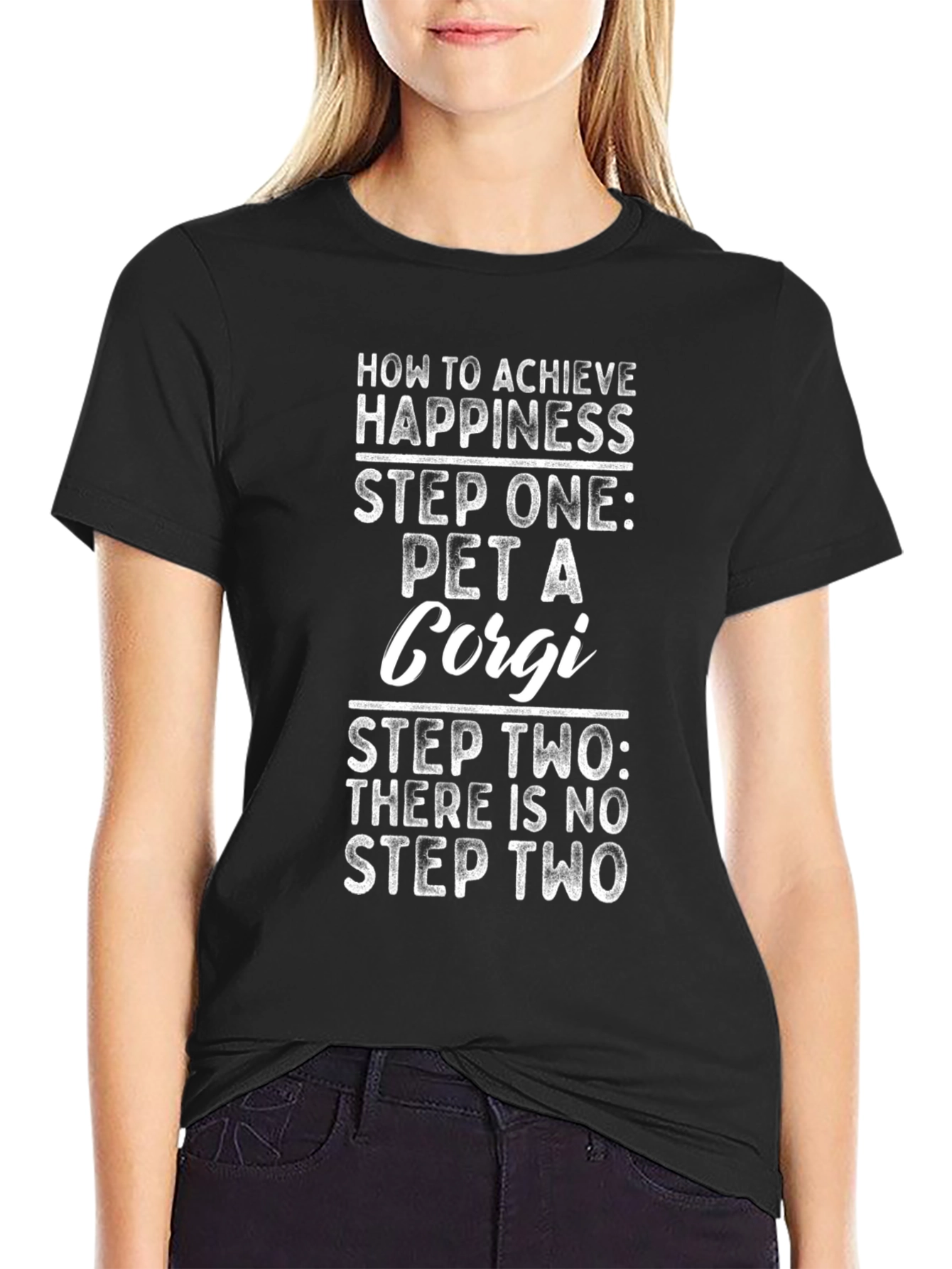Pet A Corgi Happiness T-Shirt