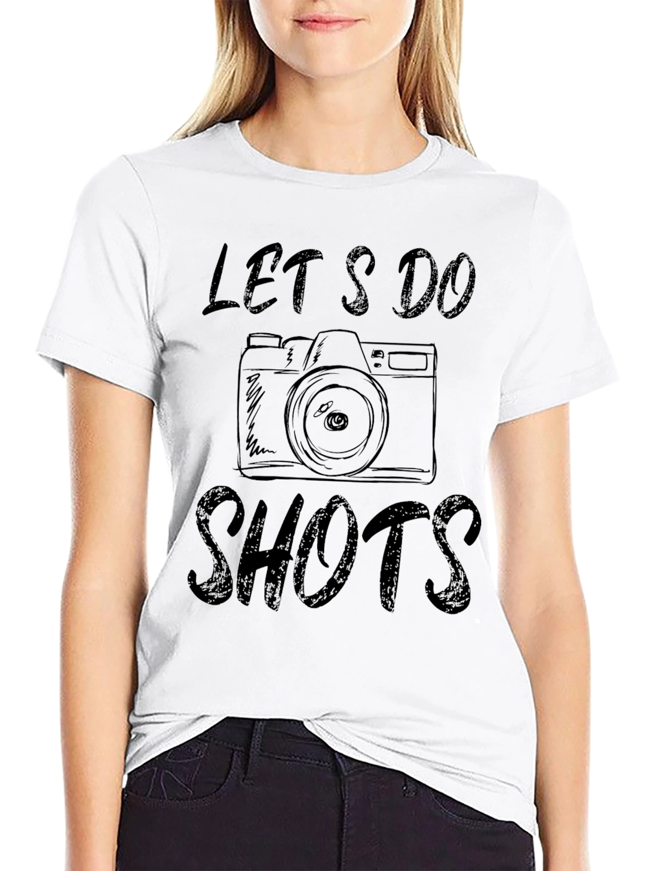 Lets Do Shots T-Shirt - Photography Humor Tee
