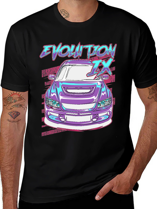 Evolution IX Car Graphic Tee - JDM Style