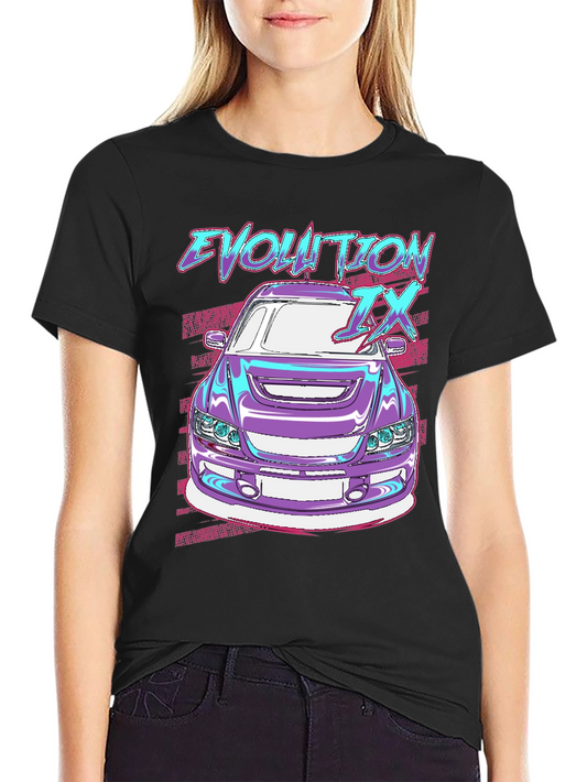 Evolution IX Car Graphic Tee - JDM Style