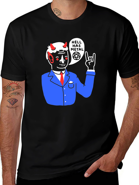 Hell Has Metal T-Shirt - Devil Graphic Tee