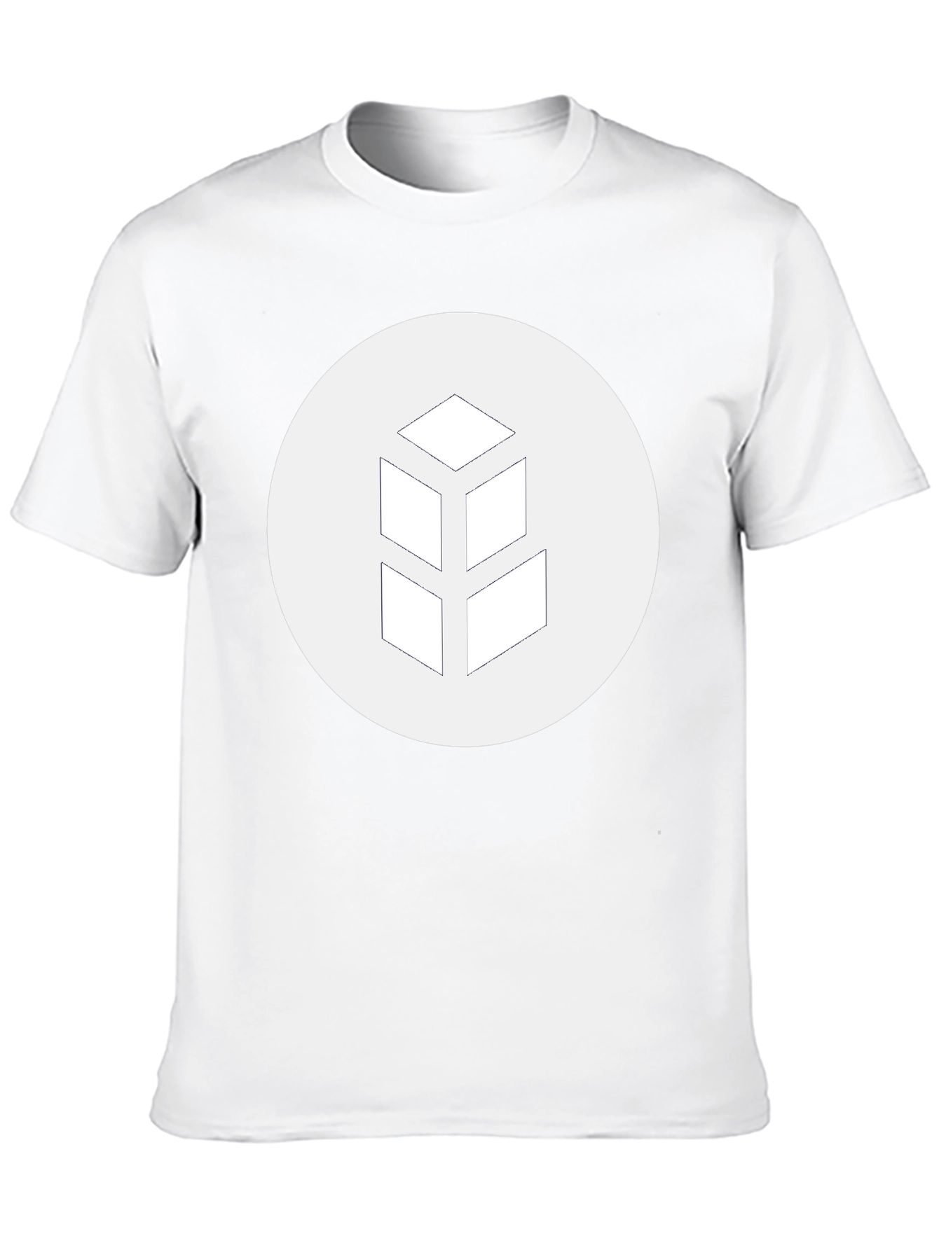 Geometric Logo Black T-Shirt