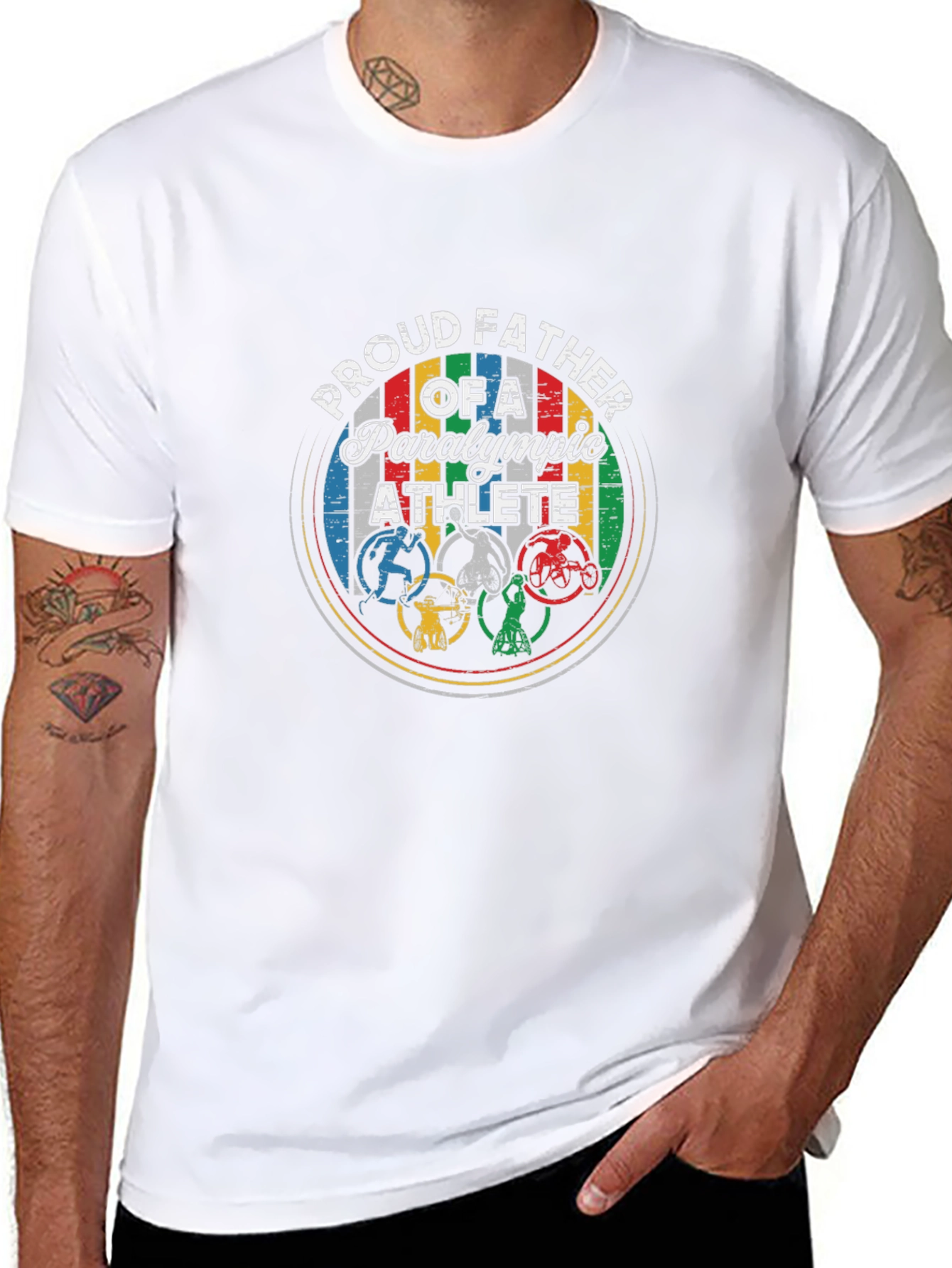 Proud Father of a Paralympic Athlete T-Shirt