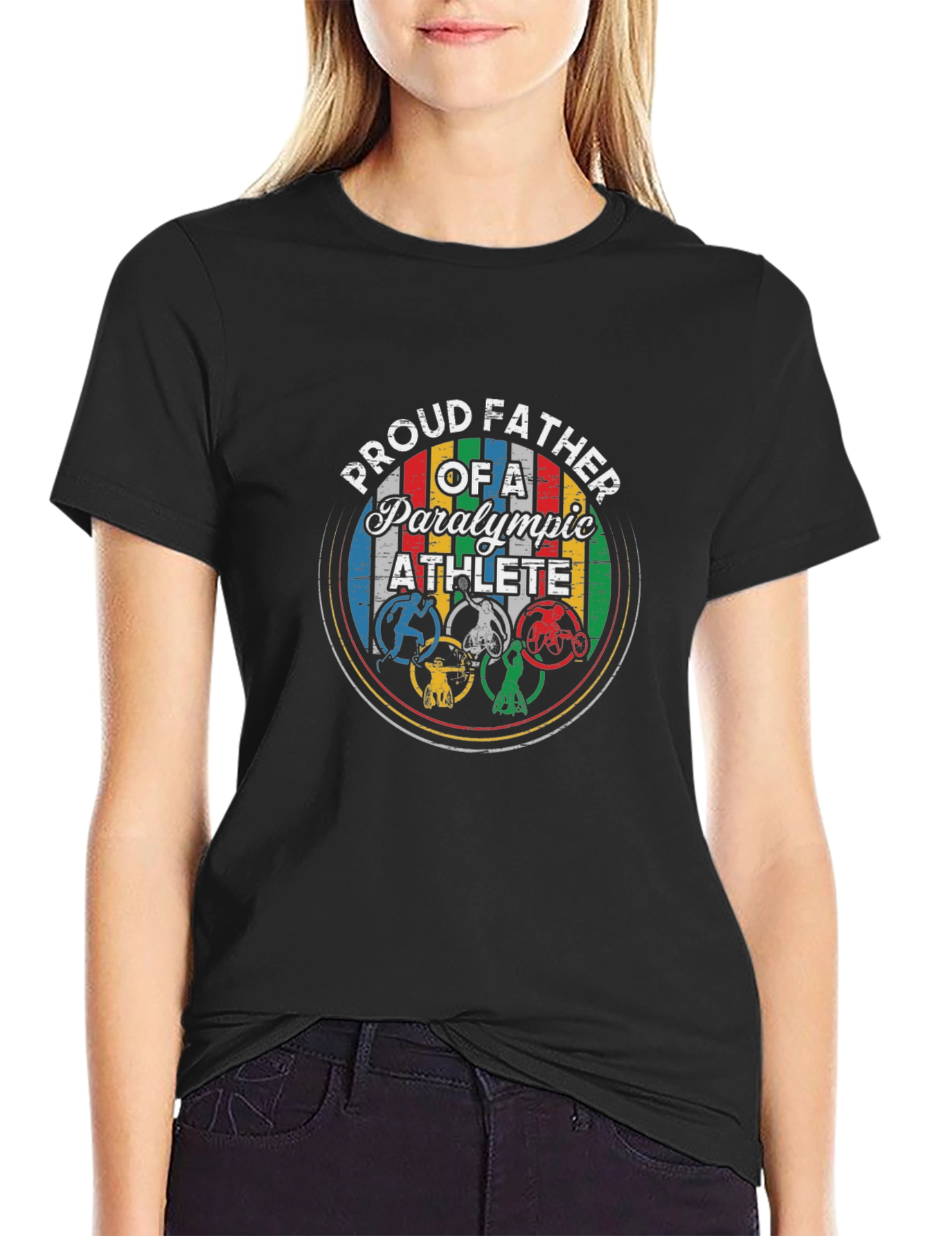 Proud Father of a Paralympic Athlete T-Shirt