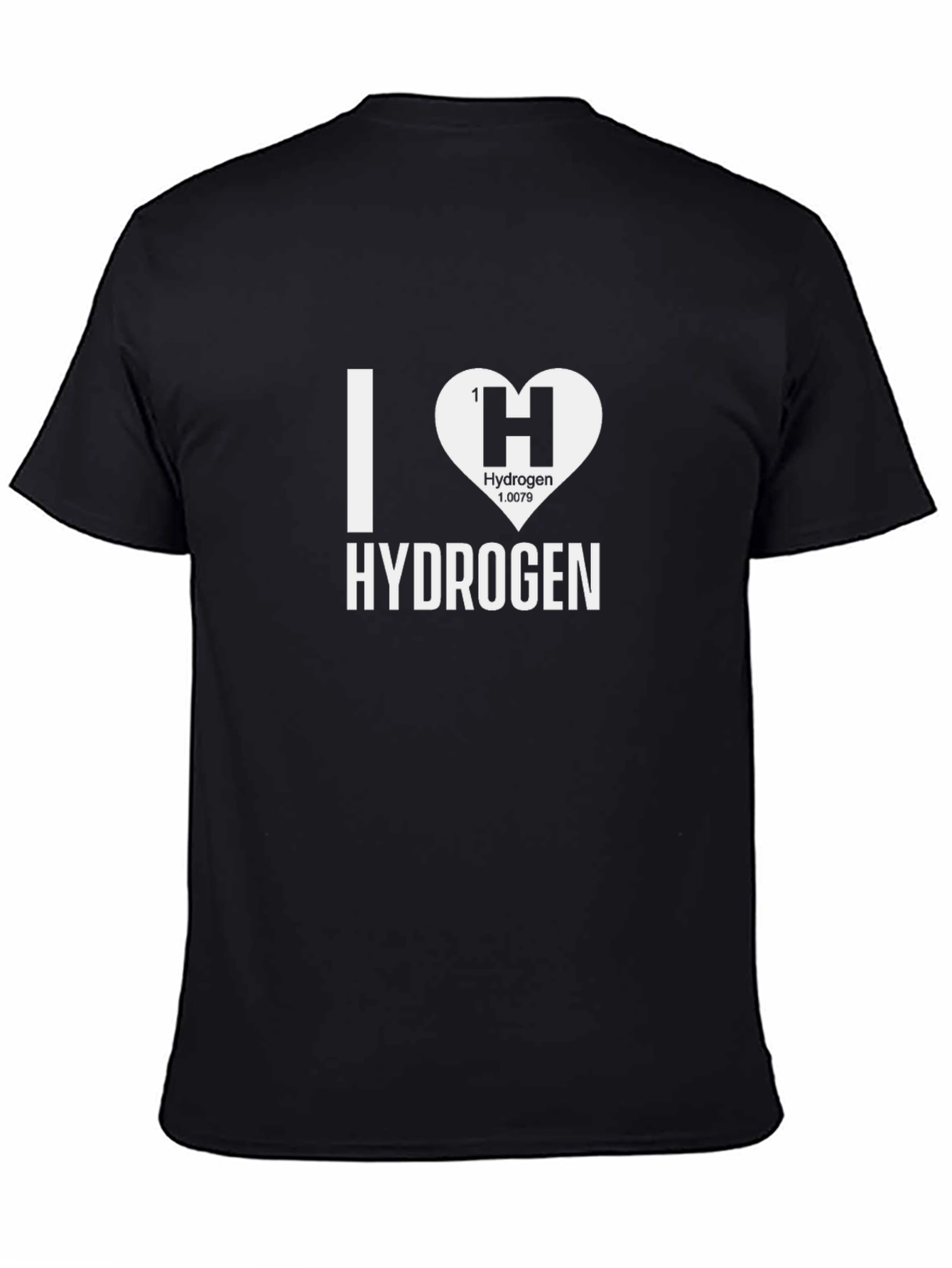 I Heart Hydrogen Black T-Shirt