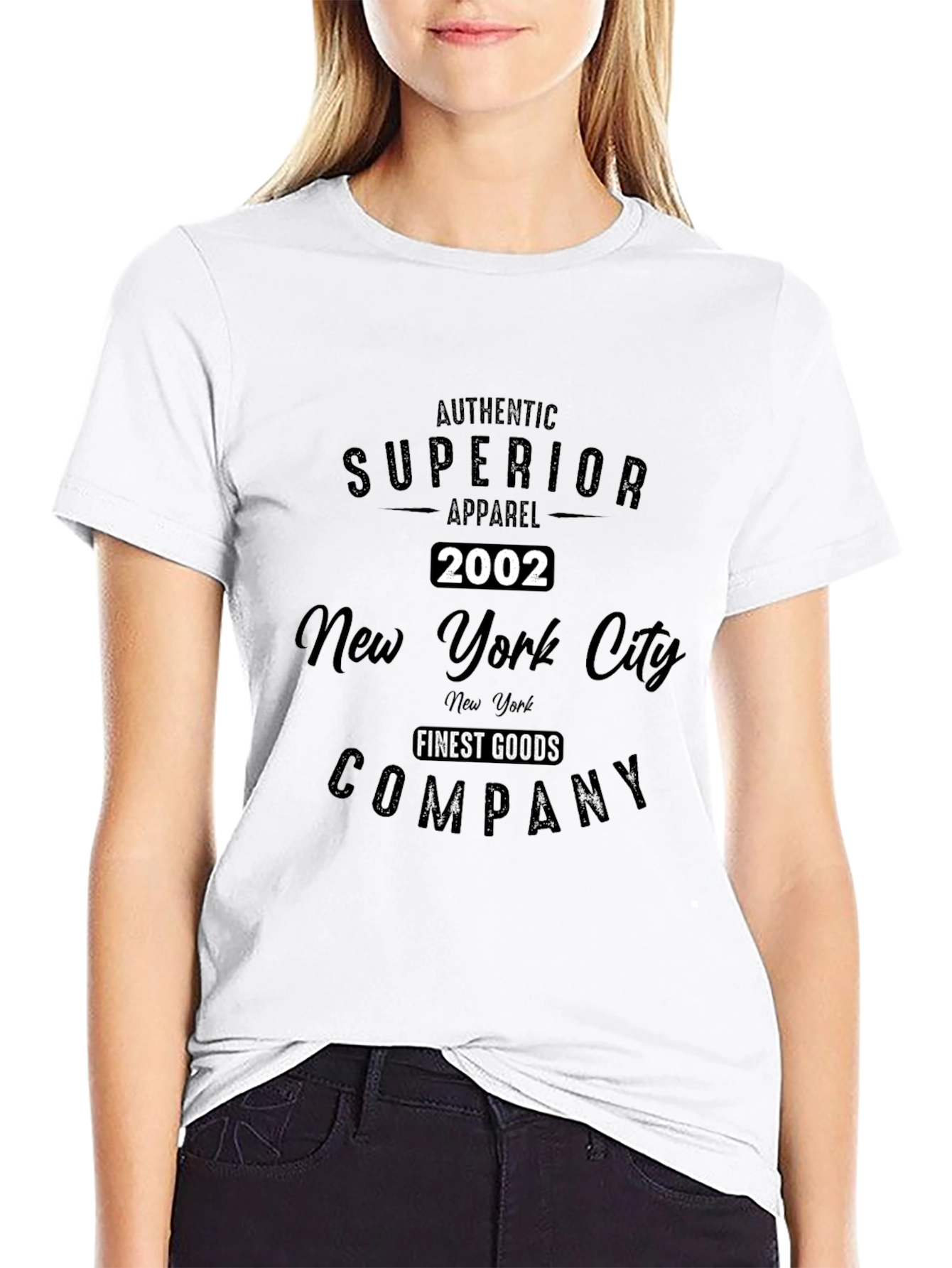 Superior Apparel 2002 Black T-Shirt