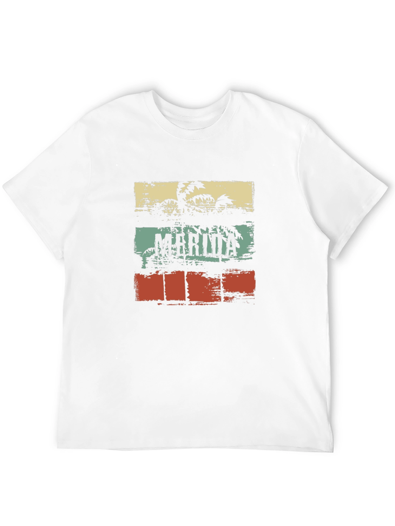 Merida Palm Tree Graphic Tee - Retro Style